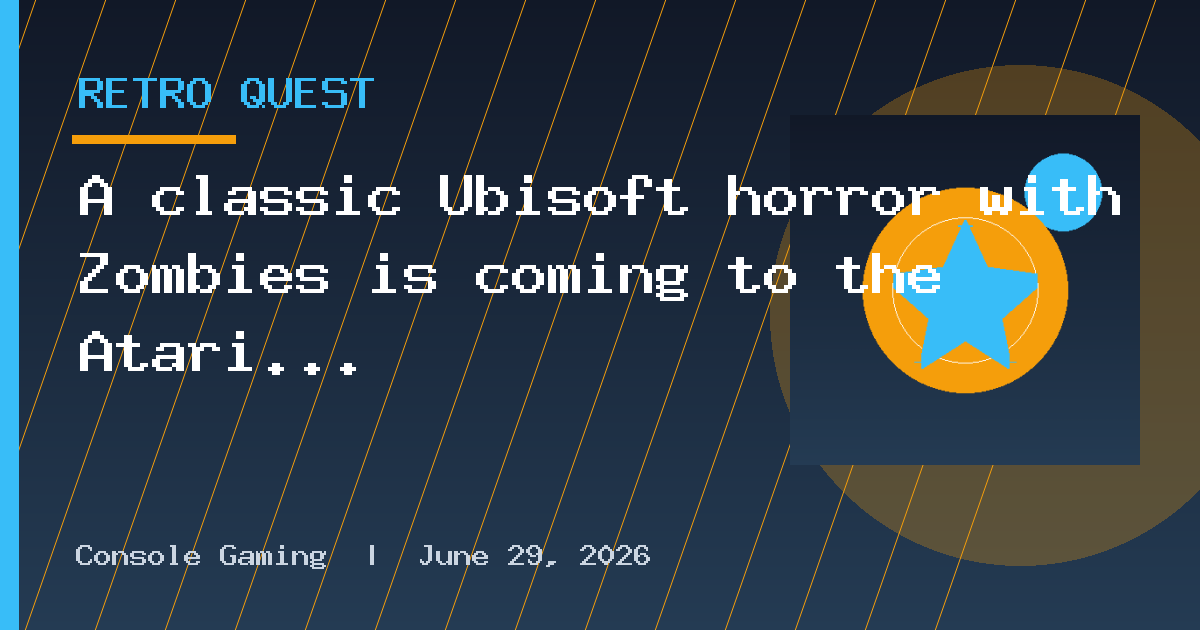 A classic Ubisoft horror with Zombies is coming to the Atari Lynx! (DEMO)