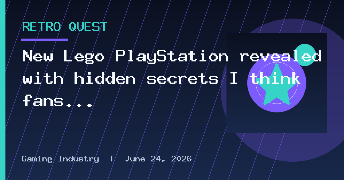 New Lego PlayStation revealed with hidden secrets I think fans are gonna love